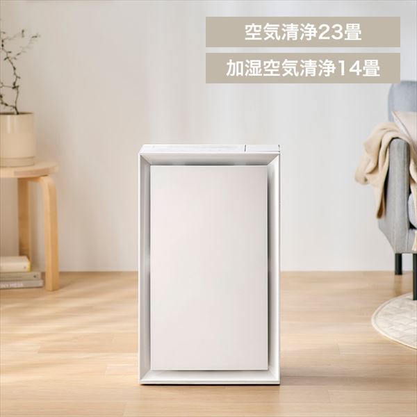 2WAY給水お手入れ簡単空気清浄機|ホワイト_0