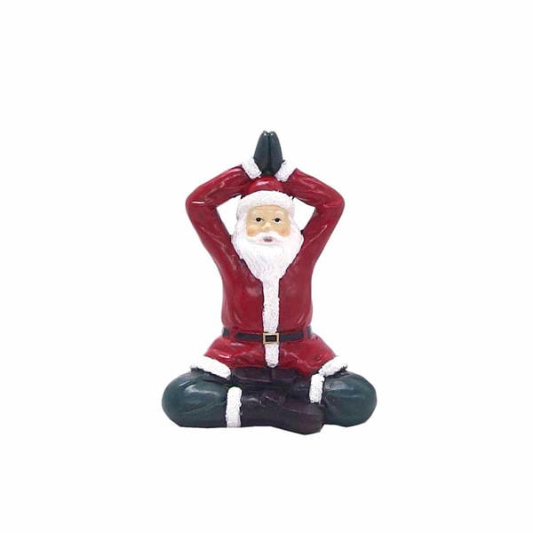 YOGA サンタ|安楽座のポーズ_0