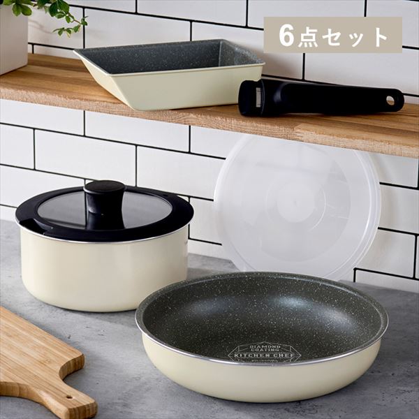 フライパン フライパンセット フライパン6点セット ダイヤモンドコート 