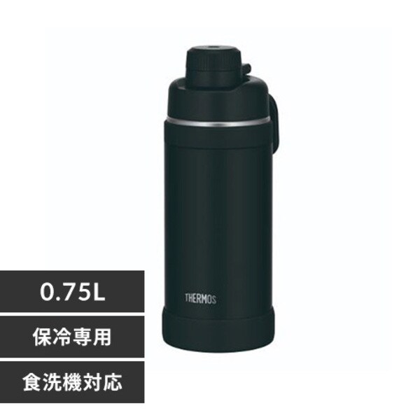 THERMOS�b�X�|�[�c�{�g���b�^��f�M�b750ml�b�u���b�N