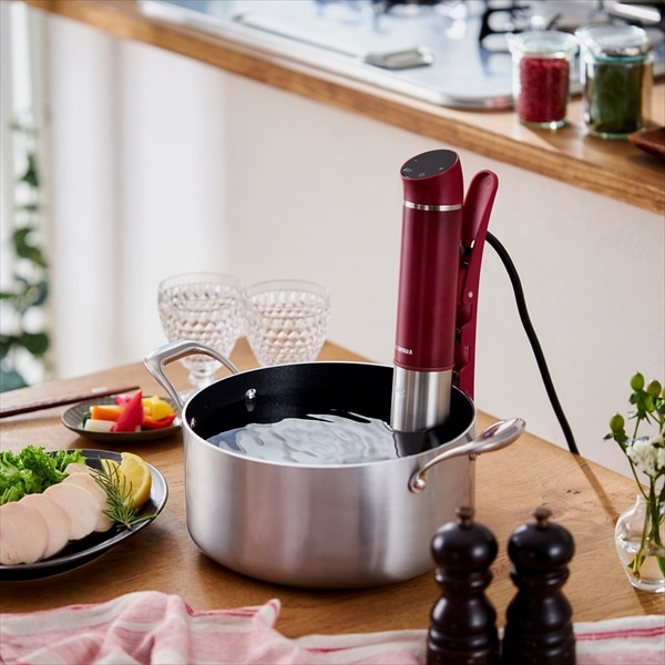 即納】アイリスオーヤマ(IRIS OHYAMA) スリム 低温調理器 LTC-02-W ホワイト 【公式通販】 アイリスオーヤマ　低温調理器　LTC-02 ホワイト