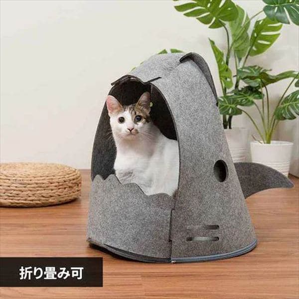 NEKOSHARK サメ型猫ベッド MZ0101 _0