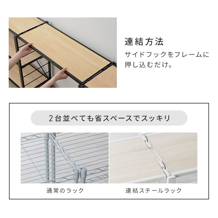 �y����3��50%OFF�z�g�ݗ��ĊȒP �A���X�`�[�����b�N 56cm 5�i �z���C�g_10