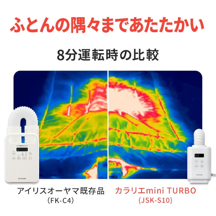 カラリエ|ふとん乾燥機miniTURBO|グリーン_5