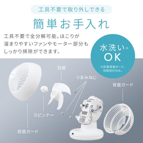 新品・未使用　アイリスオーヤマ　ACボール型サーキュレーター 　WH IRIS OHYAMA アイリスオーヤマ PCF-BC15TEC-W ACボール型