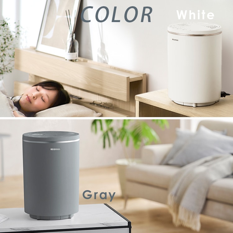 予約商品】スチーム式加湿器オヤスミスト600mlグレー 211213 │【公式