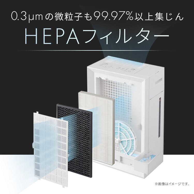 2WAY給水お手入れ簡単空気清浄機|ホワイト_4