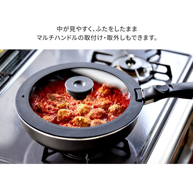 フライパン9点セット|ダイヤモンドコート|ガス火専用|ロイヤルグレー_10