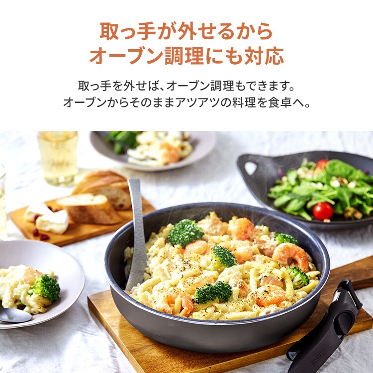 フライパン9点セット|ダイヤモンドコート|ガス火専用|ロイヤルグレー_16