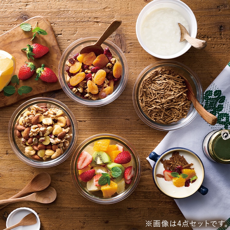 耐熱ガラスボウル 4点セット TGB-4S 全3色_8