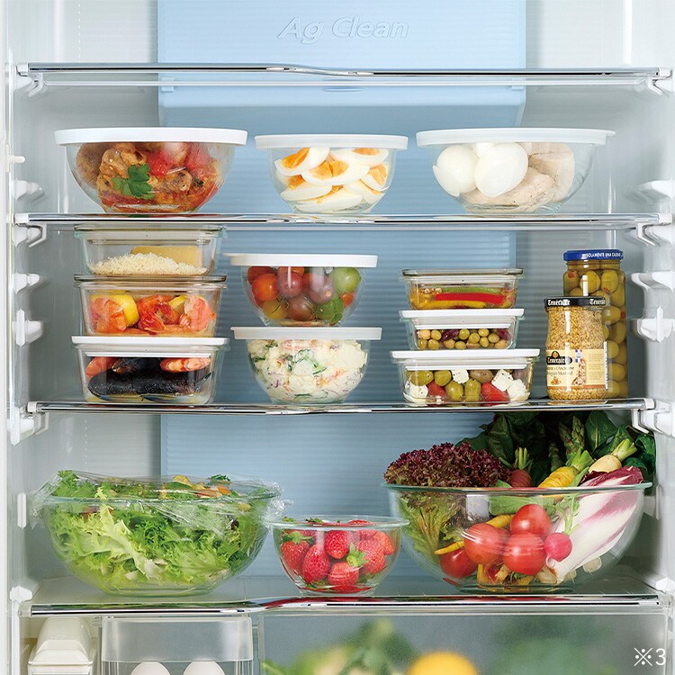 耐熱ガラスボウル 4点セット TGB-4S グレー 574558 │【公式】SIMPLE