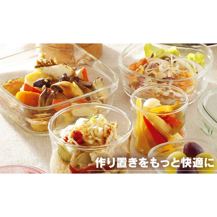 iwaki保存容器 7点セット グリーン_2