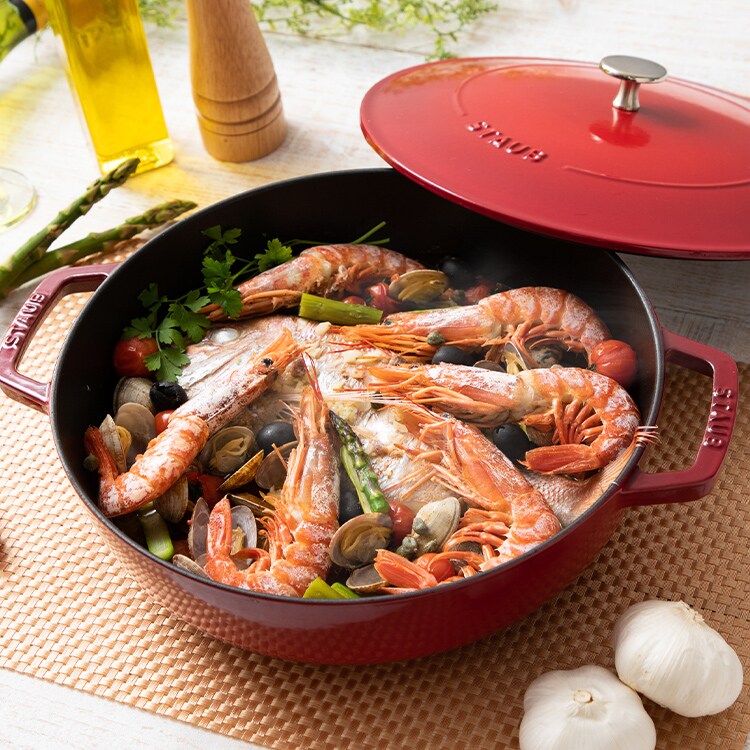 Staub Chistera 24cm CSTR-24 グレー 7136433 │【公式】Simple