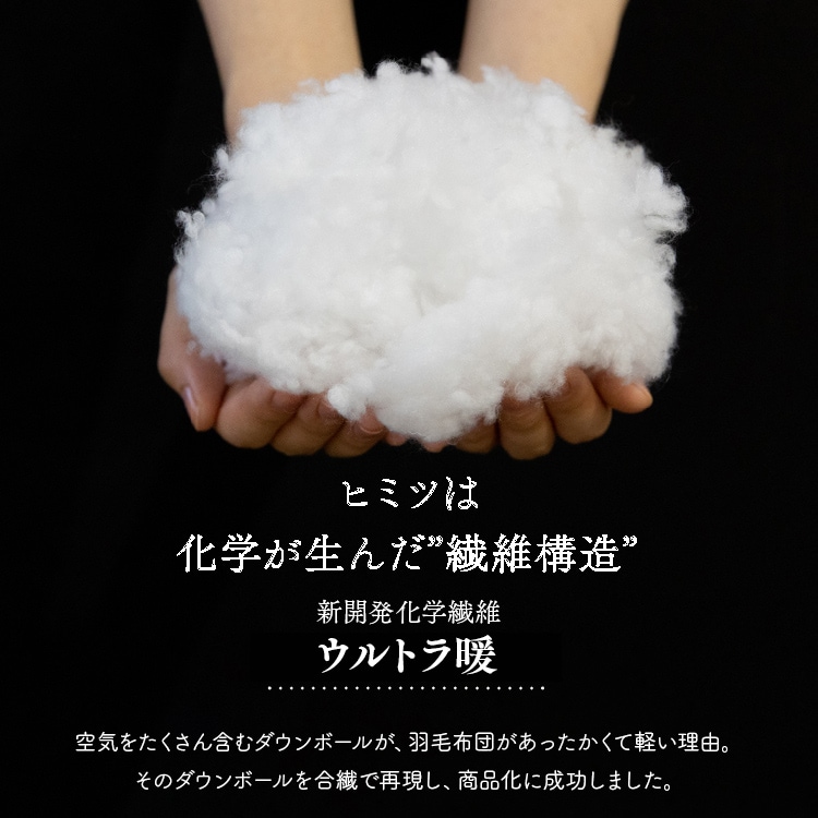 人工羽毛掛け布団|シングルロング|ホワイト_3