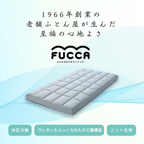 Fucca ӂƂ񉮂}bgX O[ 12cm N2407M12D-GY _u_3