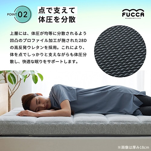 Fucca ӂƂ񉮂}bgX O[ 12cm N2407M12D-GY _u_6