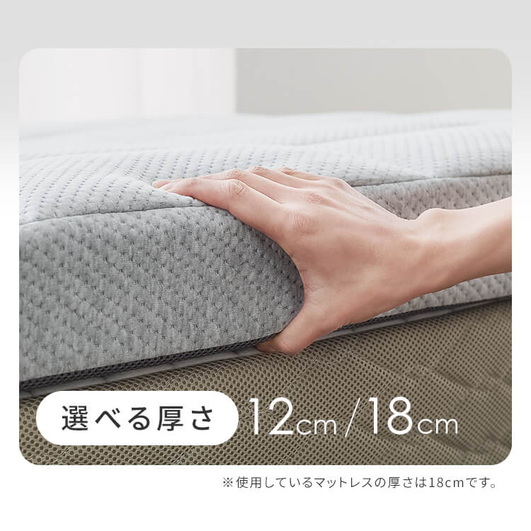 Fucca ӂƂ񉮂}bgX O[ 18cm N2407M18D-GY _u_10