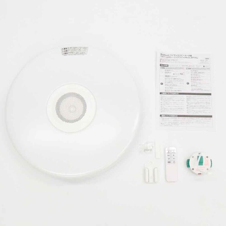 Bluetooth ワイヤレススピーカー内蔵 7カラー LEDシーリングライト