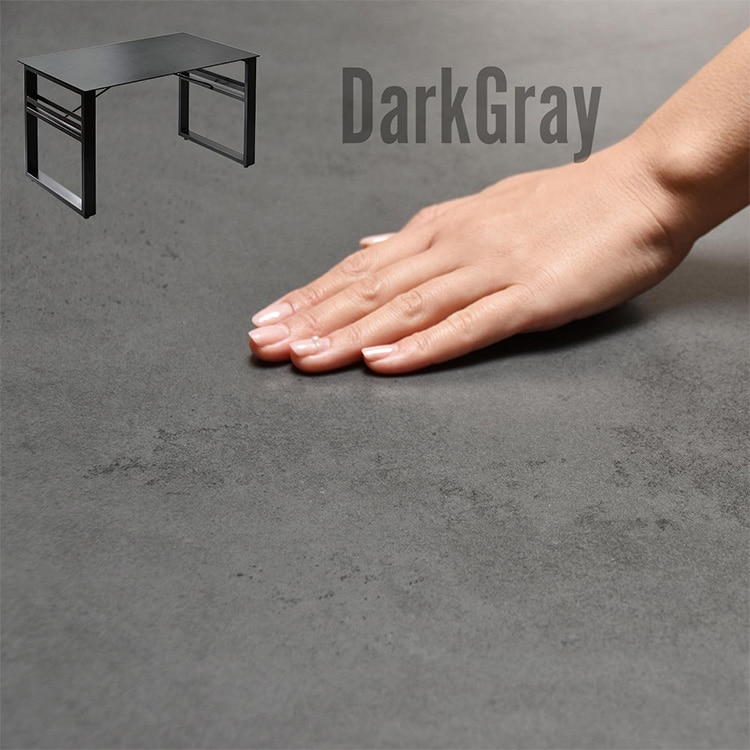 CERABILL 収納付きダイニングテーブル|幅120cm|ダークグレー_10