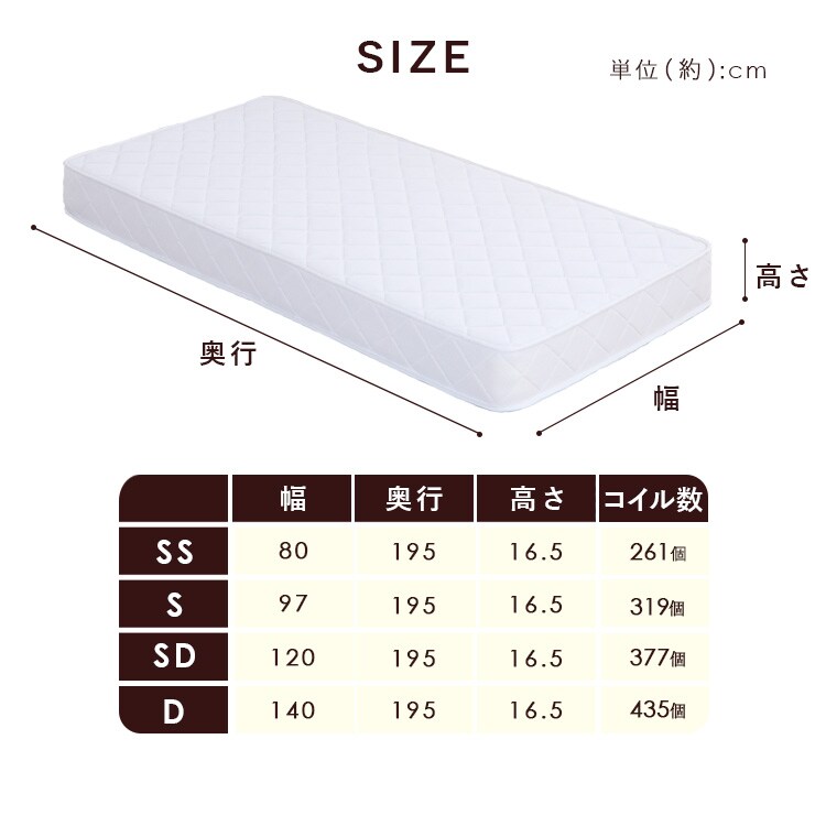 �{���l���R�C���}�b�g���X 16.5cm �Z�~�V���O�� �u���b�N_9