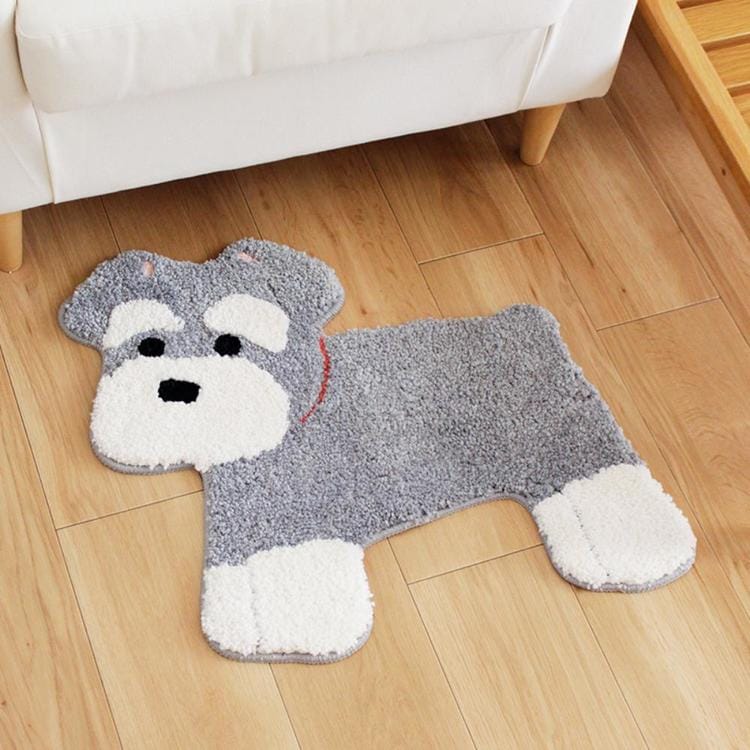 オカ 洗えるアクセントマット シュナウザー_15