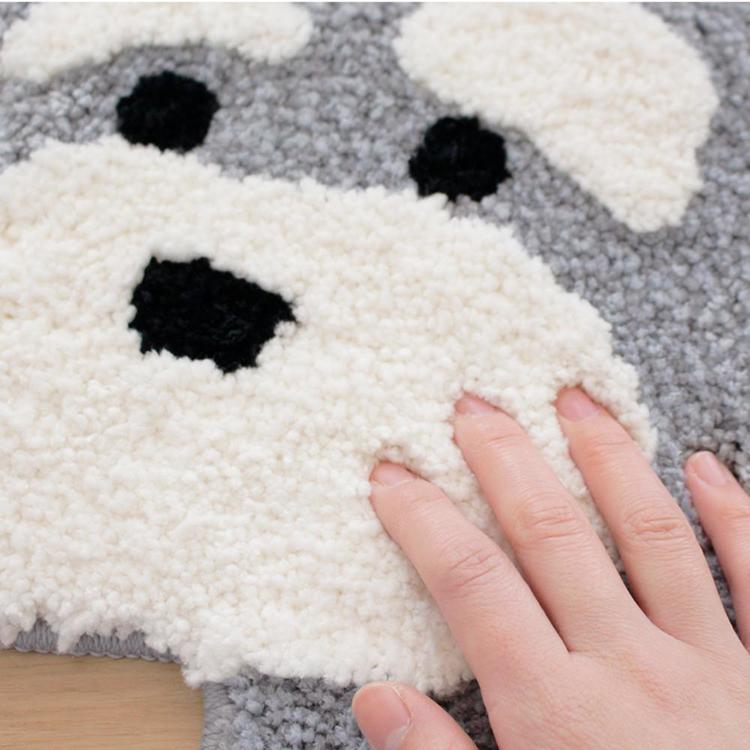 オカ 洗えるアクセントマット シュナウザー_16