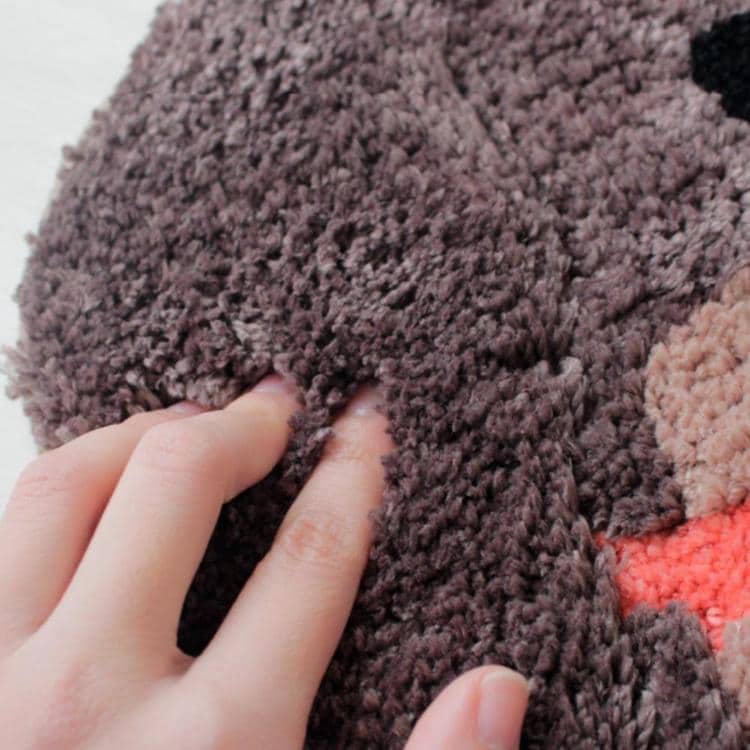 オカ 洗えるアクセントマット シュナウザー_7