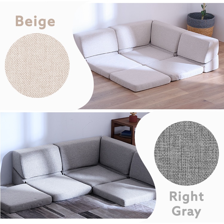 フロアソファ|ベージュ_10