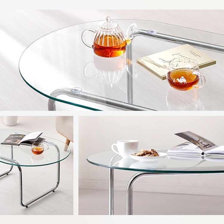 グロッシーガラステーブル|90×60cm_3