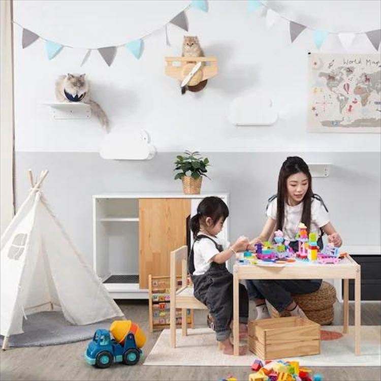 PLANE 飛行機型キャットステップ&爪とぎ MZ0038 _4