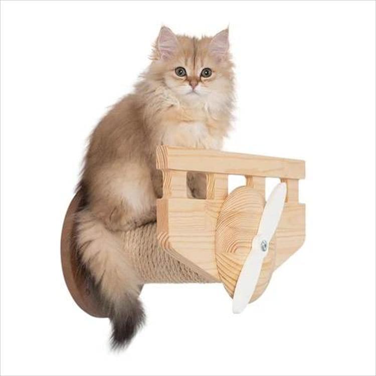 PLANE 飛行機型キャットステップ&爪とぎ MZ0038 _8