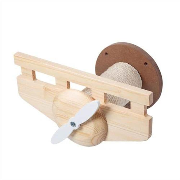 PLANE 飛行機型キャットステップ&爪とぎ MZ0038 _9