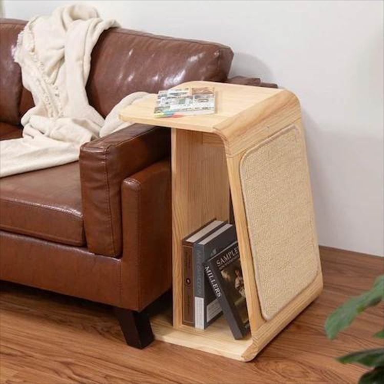 CHILLAX 爪とぎ一体型サイドテーブル交換用爪研ぎ布 MZ0103 _4