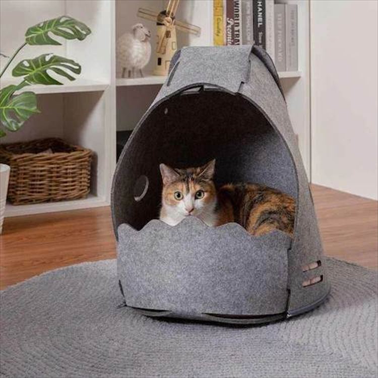 NEKOSHARK サメ型猫ベッド MZ0101 _3