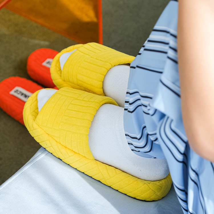 スリッパ BANACO ビビッド bnc-slipper-yw-m Mサイズ イエロー_4