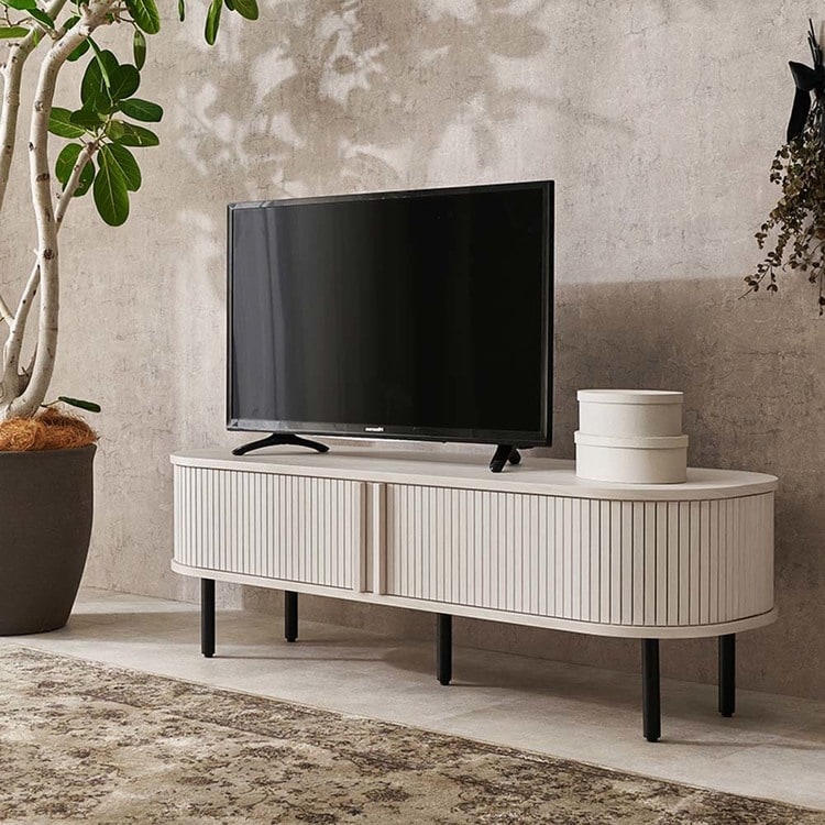 TVボード ロータイプ幅119cm RTV-1410BR ブラウン【時間指定不可】【代引不可】【同梱不可】_11