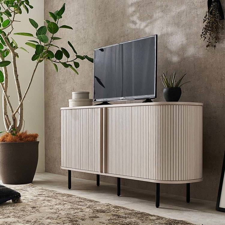 TVボード ハイタイプ 幅137cm RTV-1413BR ブラウン【時間指定不可】【代引不可】【同梱不可】_11