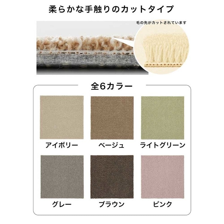 RUGRUG �ƒ�p�^�C���J�[�y�b�g �\�t�g�t�B�[�� 131-40957 �A�C�{���[_12