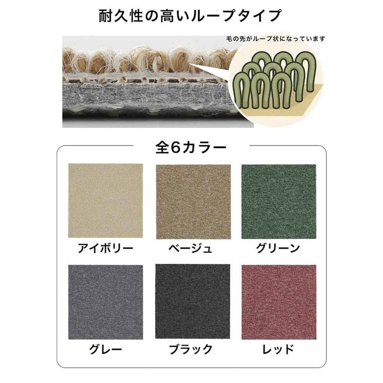 RUGRUG �ƒ�p�^�C���J�[�y�b�g �t���[���[�v 132-86897 �A�C�{���[_13