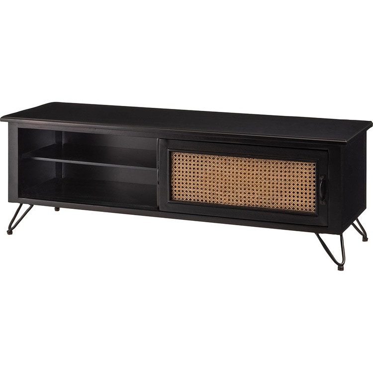 TVボード ブラック PM-335BK 幅120cm_2