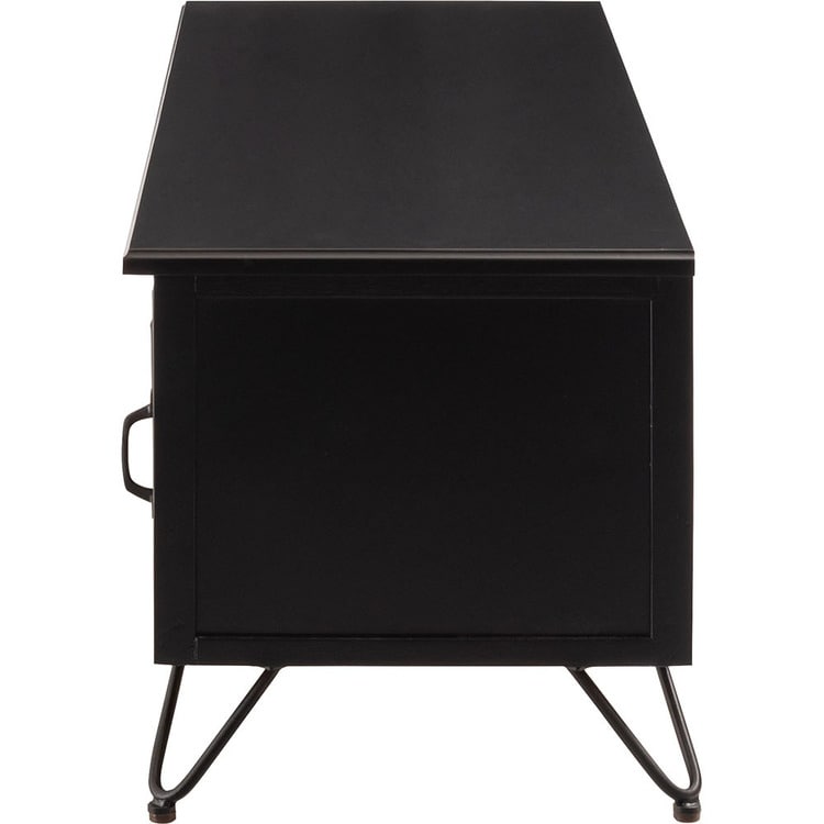 TVボード ブラック PM-335BK 幅120cm_4