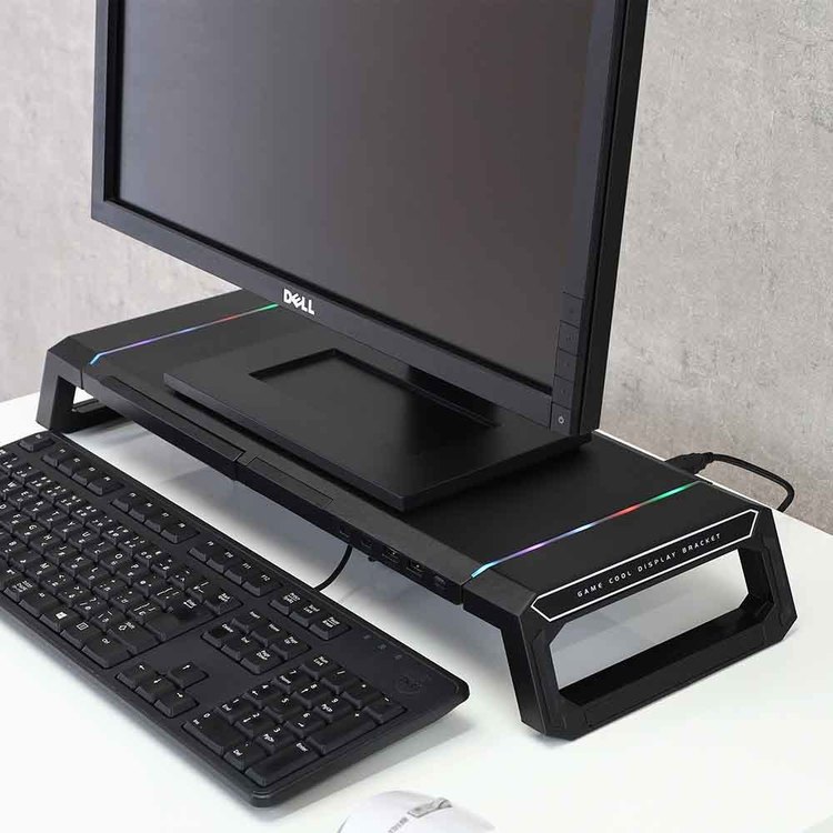 LED付きモニタースタンドステルス_15