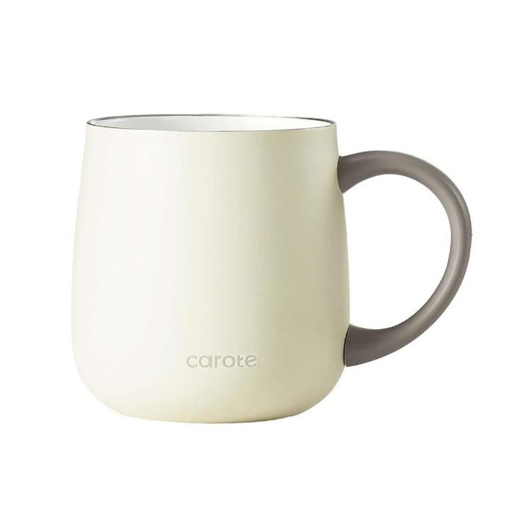 CAROTE(カローテ) カローテ マグカップ 蓋付き 保温 保冷 セラミック 400ml アイボリー_6