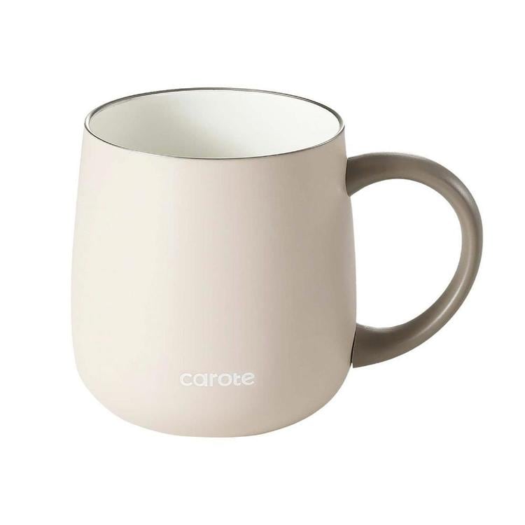 CAROTE(カローテ) カローテ マグカップ 蓋付き 保温 保冷 セラミック 400ml アイボリー_7