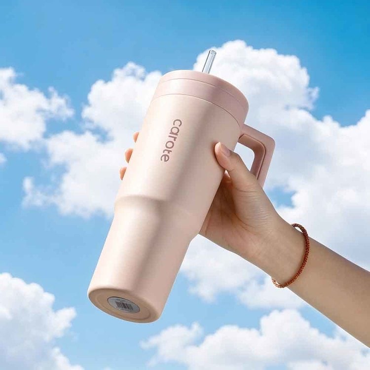 カローテ 取っ手付きタンブラー 1200ml MegaGrip ピンク_6