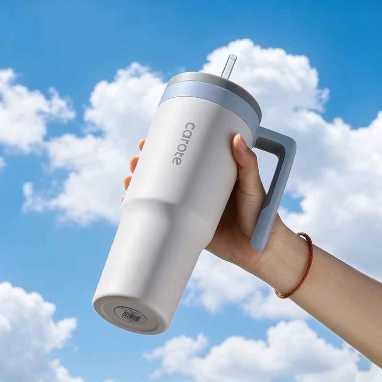 カローテ 取っ手付きタンブラー 1200ml MegaGrip ピンク_10