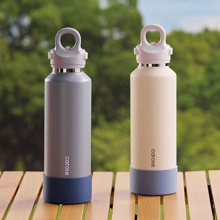カローテ 炭酸対応 マグボトル 600ml PRESSOFF アイボリー_3