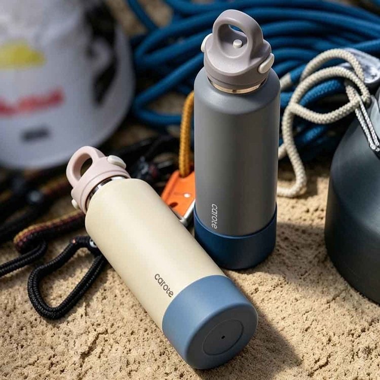 カローテ 炭酸対応 マグボトル 600ml PRESSOFF アイボリー_6