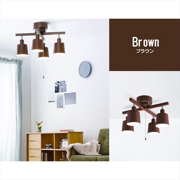 4���V�[�����O���C�g �N���X�^�C�v �v���X�C�b�`�� �u���E�� E26 CE4LA-20C-T_6