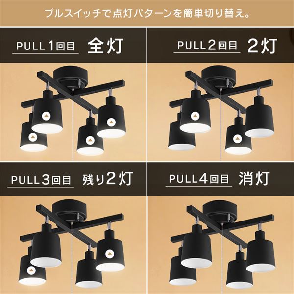 4���V�[�����O���C�g �N���X�^�C�v �v���X�C�b�`�� �u���E�� E26 CE4LA-20C-T_9